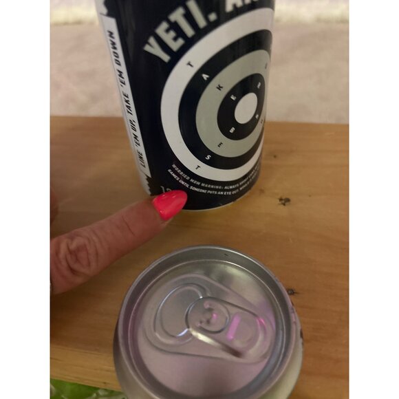 Yeti Pop Top Limited Edition Empty Storage Cans Stash Hidden Set of 2 - Picture 15 of 16